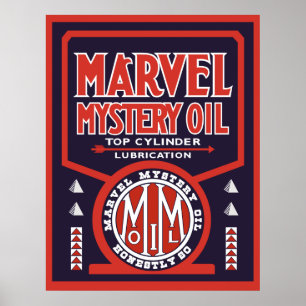 Poster Vintage Huile