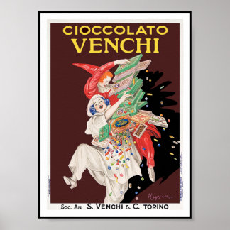 Poster vintage Imprimer : Cioccolato - Chocolats