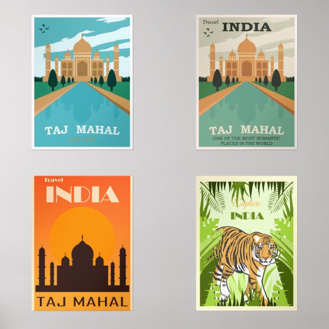 Poster vintage indien (Recto)