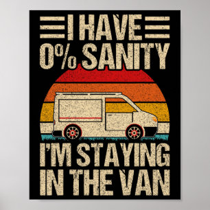 Poster Vintage Je Reste Dans Tha Van Phasmophobia Hommes