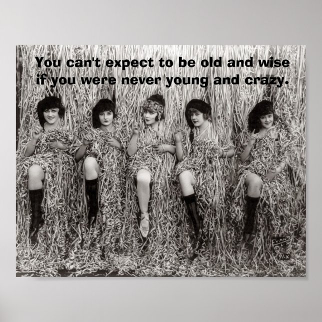 Poster Vintage - Jeune et fou, (Devant)