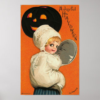 Poster Vintage Joyful Halloween Baby