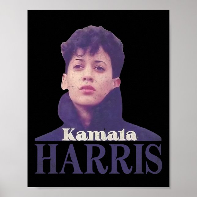 Poster Vintage Kamala Harris Young Kamala (Devant)