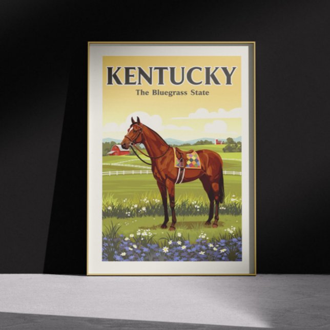 Poster Vintage Kentucky (Créateur téléchargé)