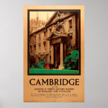 Vintage Kings College Cambridge Fred Taylor Travel