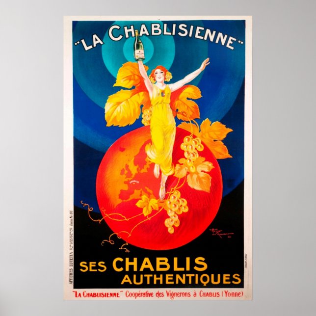 Poster Vintage La Chabilsienne (Devant)
