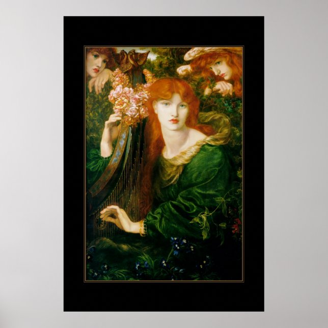 Poster Vintage La Ghirlandata - 1871-1874 (Devant)