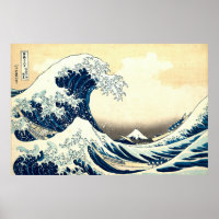 Vintage La Grande Vague de Kanagawa
