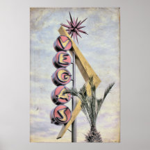 Poster vintage Las Vegas