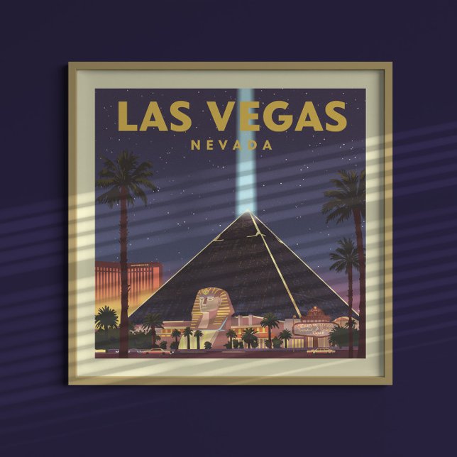 Poster Vintage Las Vegas Nevada (Créateur téléchargé)