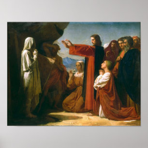 Poster Vintage L'ascension de Lazare