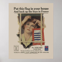 Vintage Liberty Bond Mère militaire 2ÈME GUERRE MO