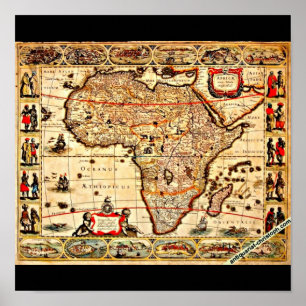 Poster-Vintage Maps-Jodocus Hondius 43 Poster