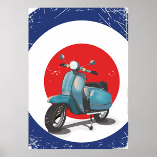 Poster vintage moto Mod