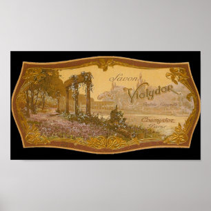 Poster Vintage Natural Soap Ad