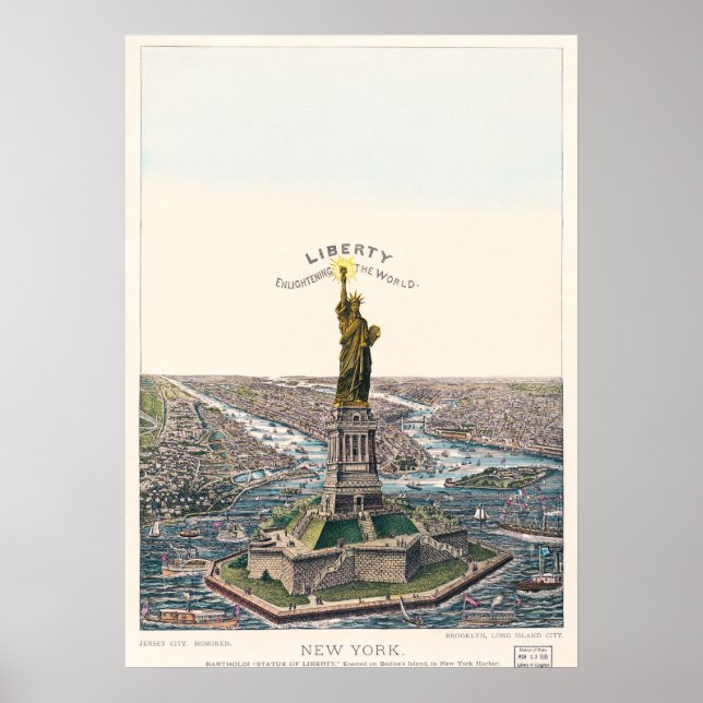 Poster Vintage New York (Devant)