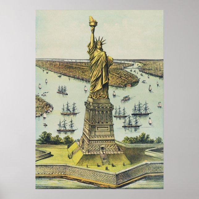 Poster Vintage New York (Devant)