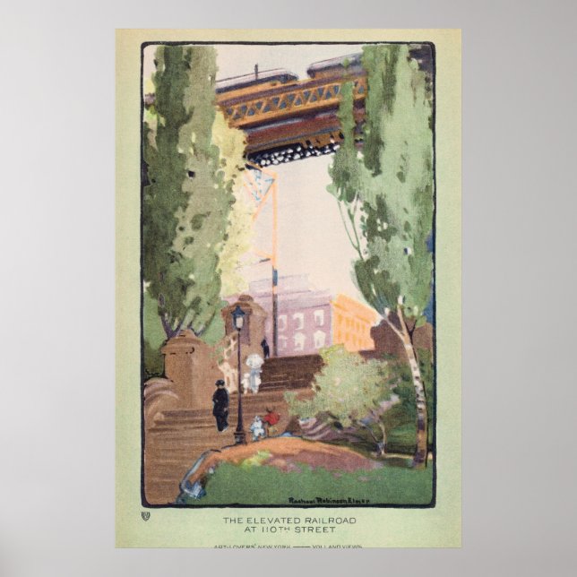 Poster vintage New York City (Devant)