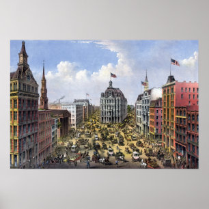 Poster vintage New York City