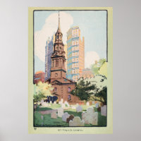 Poster vintage New York City