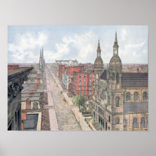 Poster vintage New York City