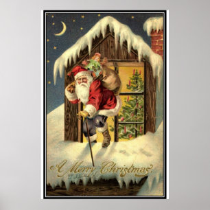 Poster Vintage : Noël -