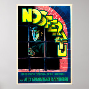 Poster Vintage Nosferatu espagnol