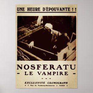 Poster Vintage Nosferatu French Magazine Ad