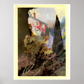 Poster vintage Notre Jardin Sentimental