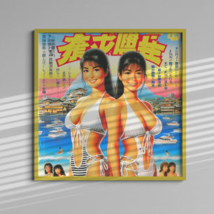 Poster Vintage Orientale Summer Girls