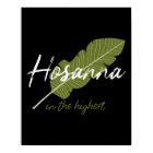 Vintage Palm Dimanche Hosanna Dans Le Plus Haut Ch