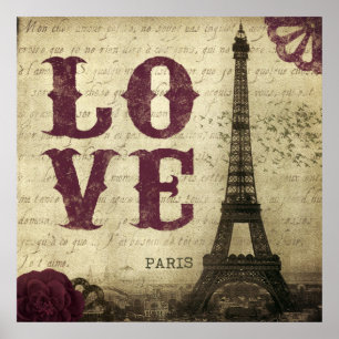 Poster Vintage Paris