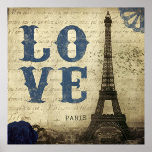 Poster Vintage Paris