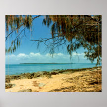 Vintage photo de bord de mer