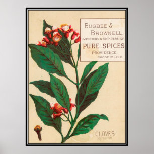 Poster Vintage : publicité alimentaire -