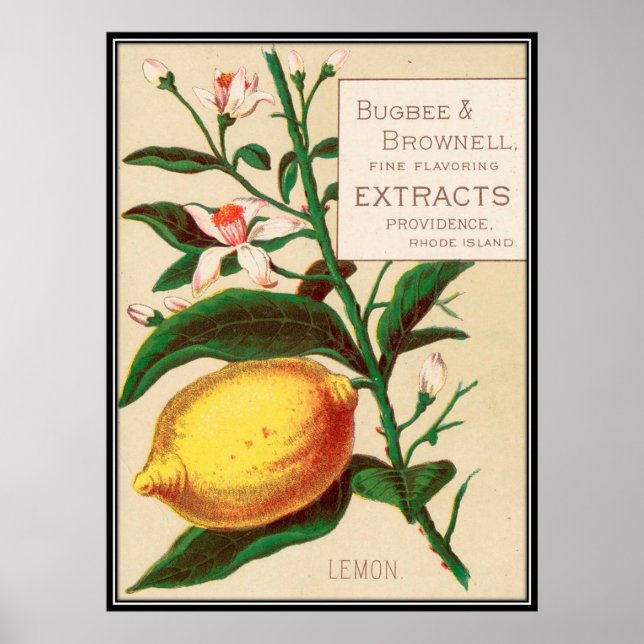 Poster Vintage : publicité alimentaire - (Devant)