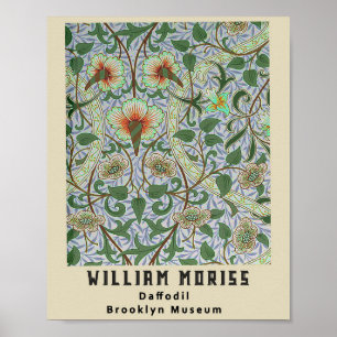 Poster Vintage Remix William Morris Daffodil Floral