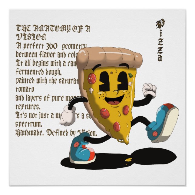 Poster Vintage / Retro Style (Devant)