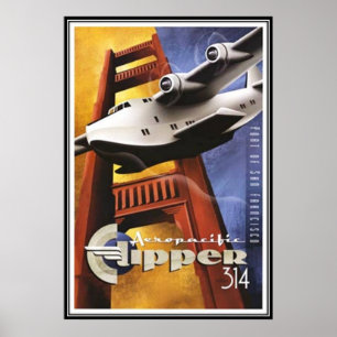 Poster Vintage San Francisco, USA -