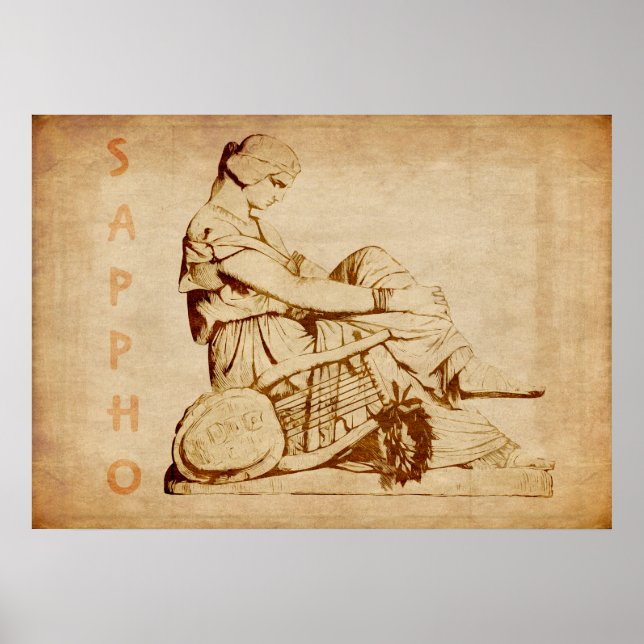 Poster vintage Sappho (Devant)