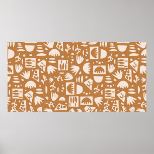 Poster vintage scandinave simple, moderne et contemporain