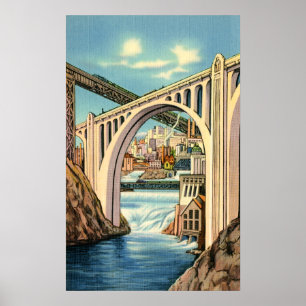 Poster vintage Spokane