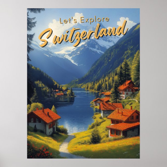 Poster Vintage Suisse (Devant)