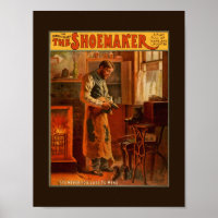 Poster vintage THE SHOEMAKER Drama Comédie