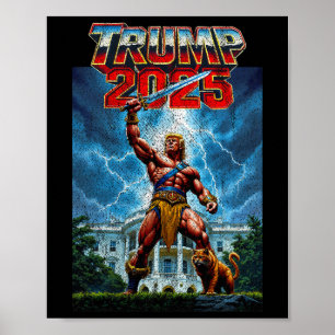 Poster Vintage Trump 47ème Président des États-Unis
