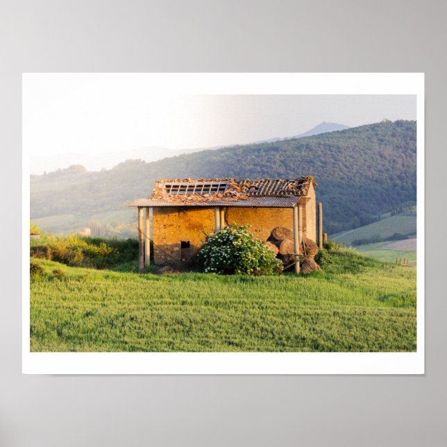 Poster Vintage Tuscan Barn (Devant)