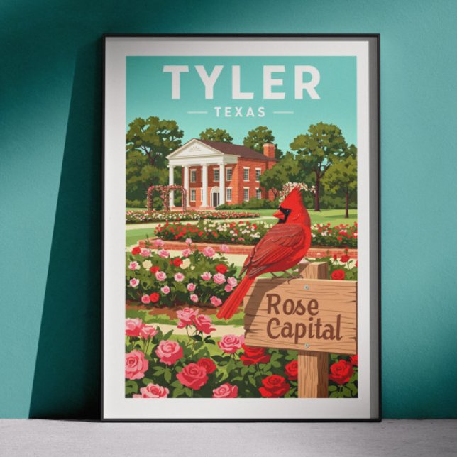 Poster Vintage Tyler Texas (Créateur téléchargé)