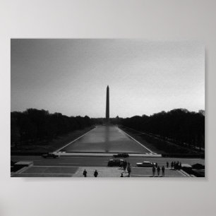 Poster Vintage USA Washington Monument
