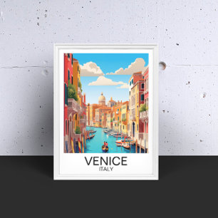 Poster Vintage Venise Italie Voyage