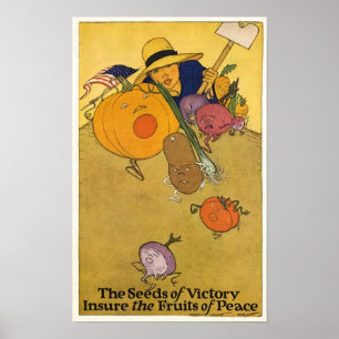 Poster vintage Victory Garden
